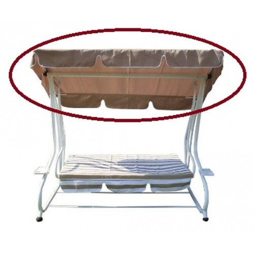 Stříška k houpačce DE LUXE béžová, 200x112cm 001/15 Stříška k houpačce DE LUXE béžová, 200x112cm 001/15