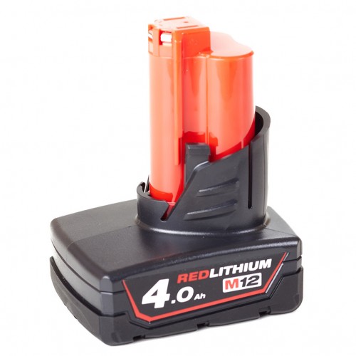Milwaukee M12 B4 Redlithium Akumulátor (12V/4,0Ah) 4932430065 Milwaukee M12 B4 Redlithium Akumulátor (12V/4,0Ah) 4932430065