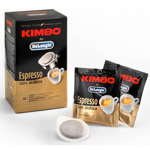 DeLonghi Káva Kimbo 100% Arabica pody, 18 ks 40029656 DeLonghi Káva Kimbo 100% Arabica pody, 18 ks 40029656