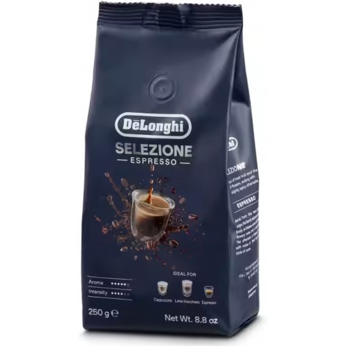 Delonghi Zrnková káva Selezione, 70 % Arabica 30 % Robusta, 250 g DLSC601 Delonghi Zrnková káva Selezione, 70 % Arabica 30 % Robusta, 250 g DLSC601