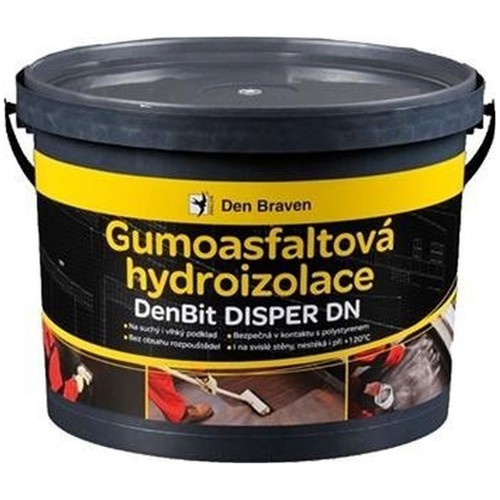 DEN BRAVEN DenBit DISPER DN Gumoasfaltová hydroizolace 10kg DEN BRAVEN DenBit DISPER DN Gumoasfaltová hydroizolace 10kg