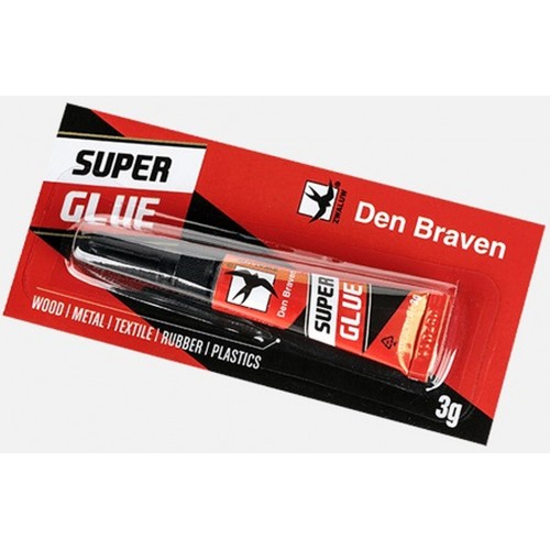Den Braven Sekundové lepidlo 3g Super glue, 50700RL Den Braven Sekundové lepidlo 3g Super glue, 50700RL