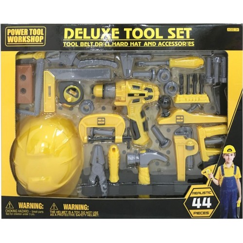 Dětské nářadí G21 Deluxe 44 dílů žluto/šedé 60026323 Dětské nářadí G21 Deluxe 44 dílů žluto/šedé 60026323
