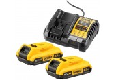 DeWALT DCB1104D2 18 V XR KIT (2× 2,0 Ah baterie plus DCB1104)