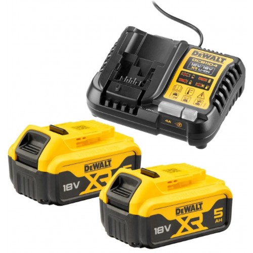 DeWALT DCB1104P2 Sada XR nabíječka DCB1104 + 18V 2x5,0Ah DeWALT DCB1104P2 Sada XR nabíječka DCB1104 + 18V 2x5,0Ah