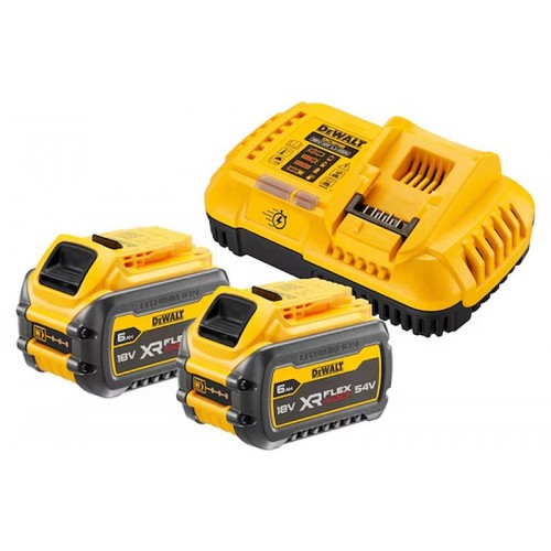 DeWALT DCB118T2 Sada XR FlexVolt 54V nabíječka DCB118 + 18V 2x6,0Ah DeWALT DCB118T2 Sada XR FlexVolt 54V nabíječka DCB118 + 18V 2x6,0Ah