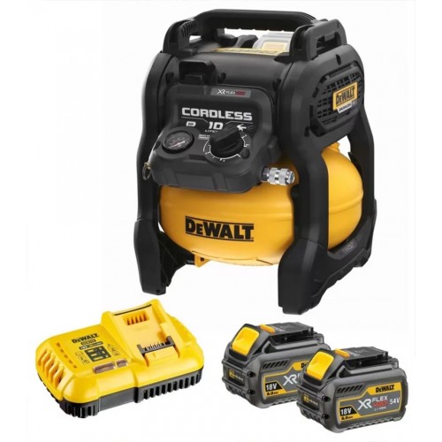 DeWALT DCC1054T2 Aku Kompresor 10l, XR FlexVolt 54V, Tstak,(2x6,0Ah) DeWALT DCC1054T2 Aku Kompresor 10l, XR FlexVolt 54V, Tstak,(2x6,0Ah)