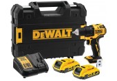 DeWALT DCD708D2T Aku kompaktní aku vrtačka / šroubovák 65Nm XR (18V/2x2,0Ah) kufr Tstak