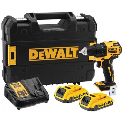 DeWALT DCD708D2T Aku kompaktní aku vrtačka / šroubovák 65Nm XR (18V/2x2,0Ah) kufr Tstak DeWALT DCD708D2T Aku kompaktní aku vrtačka / šroubovák 65Nm XR (18V/2x2,0Ah) kufr Tstak