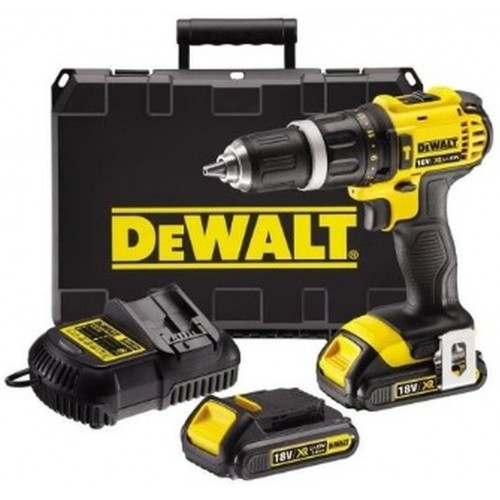 DeWALT AKU vrtačka s příklepem 18V XR 2x Li-Ion 1,5Ah DCD785C2 DeWALT AKU vrtačka s příklepem 18V XR 2x Li-Ion 1,5Ah DCD785C2