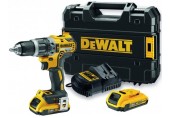 DeWALT DCD796D2 Aku vrtačka / šroubovák s příklepem 70Nm XR (18V/2x2,0Ah) kufr Tstak