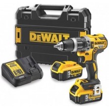 DeWALT DCD796P2 příklepová vrtačka/šroubovák 70Nm, XR (18V/2x5,0 Ah) kufr Tstak