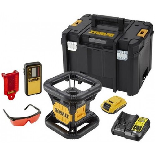 DeWALT DCE074D1R Aku samonivelační rotační laser s olovnicí, červený paprsek (18V/2,0Ah) DeWALT DCE074D1R Aku samonivelační rotační laser s olovnicí, červený paprsek (18V/2,0Ah)