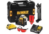 DeWALT DCE089D1R Aku křížový laser 3x360°, červený paprsek (10,8V/1x2,0Ah/30/60m)