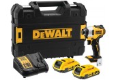 DeWALT DCF809D2T Aku rázový utahovák (1/4" /190Nm) XR (18V/2x2,0Ah) kufr Tstak