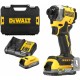 DeWALT DCF850E2T Aku rázový utahovák 1/4" XR PowerStack (205Nm/18V/2x1,7Ah) Tstak