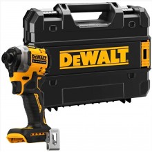 DeWALT DCF850NT Aku rázový utahovák / šroubovák (1/4"/205 Nm) XR (18V/bez aku) kufr Tstak