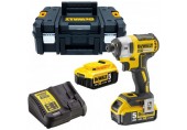 DeWALT DCF887P2 Aku rázový utahovák 1/4" (205Nm/18V/2x5,0Ah) kufr Tstak