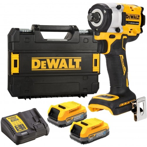 DeWALT DCF921E2T Aku rázový utahovák 1/2" XR PowerStack (406 Nm/18V/2x1,7Ah) kufr Tstak DeWALT DCF921E2T Aku rázový utahovák 1/2" XR PowerStack (406 Nm/18V/2x1,7Ah) kufr Tstak