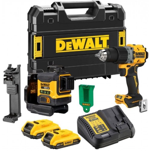 DeWALT DCK2095D2T Aku sada (DCLE34031N + DCD805 + DCB115 + 2xDCB183) kufr Tstak DeWALT DCK2095D2T Aku sada (DCLE34031N + DCD805 + DCB115 + 2xDCB183) kufr Tstak
