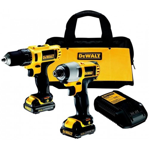 DeWALT DCK211C2 Kombo sada vrtačka/šroubovák + rázový utahovák XR Li-Ion (12V/ 2x1,3Ah) DeWALT DCK211C2 Kombo sada vrtačka/šroubovák + rázový utahovák XR Li-Ion (12V/ 2x1,3Ah)