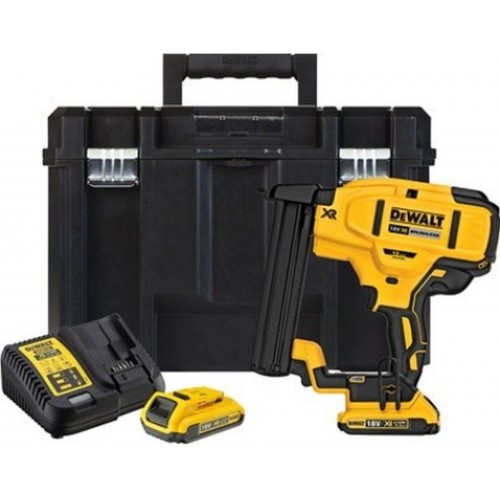 DeWALT DCN681D2 Aku sponkovačka 38 mm XR (18V/ 2x2,0Ah) kufr Tstak DeWALT DCN681D2 Aku sponkovačka 38 mm XR (18V/ 2x2,0Ah) kufr Tstak