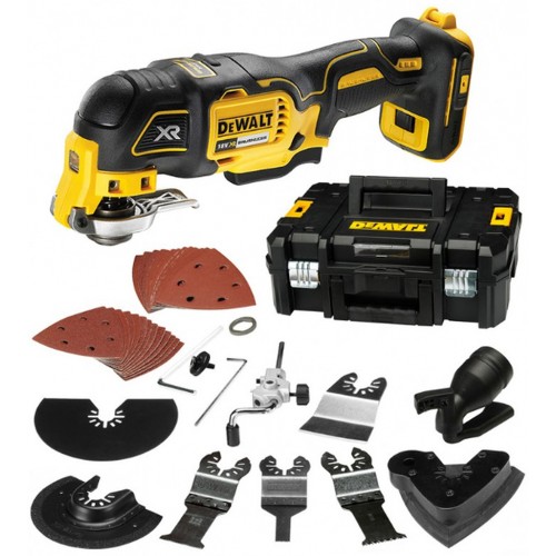 DeWALT DCS356NT Aku oscilační multibruska XR 18V bez aku, kufr DeWALT DCS356NT Aku oscilační multibruska XR 18V bez aku, kufr