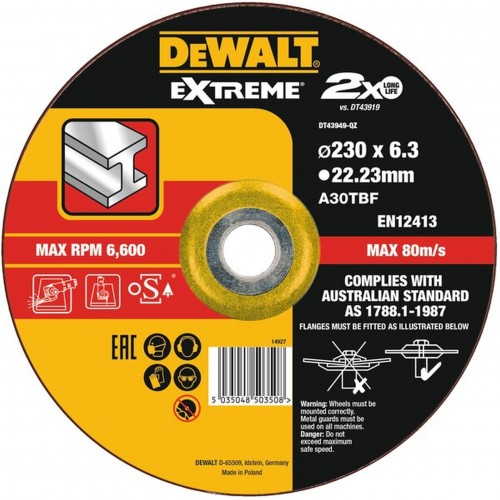 DeWALT DT43949 brusný kotouč na kov, 230mm DeWALT DT43949 brusný kotouč na kov, 230mm