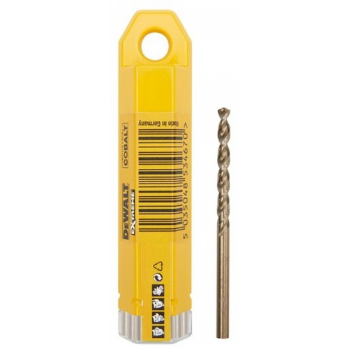 DeWALT DT4920 Vrtáky do kovu HSS-E COBALT 3 × 61 mm, 10 ks DeWALT DT4920 Vrtáky do kovu HSS-E COBALT 3 × 61 mm, 10 ks