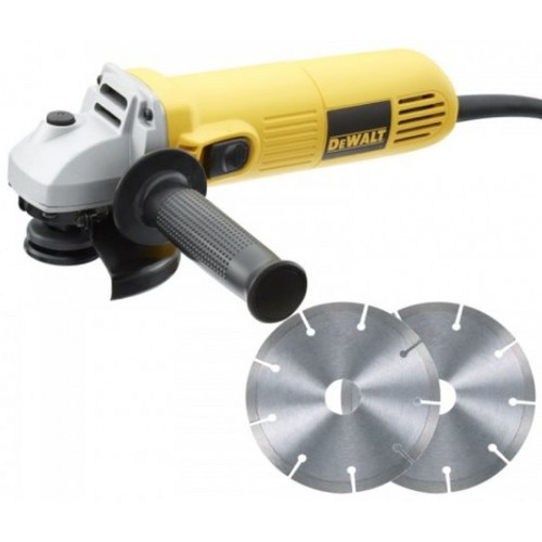 DeWALT DWE4016D2 Úhlová bruska (730W/115mm) + 2x kotouč DeWALT DWE4016D2 Úhlová bruska (730W/115mm) + 2x kotouč