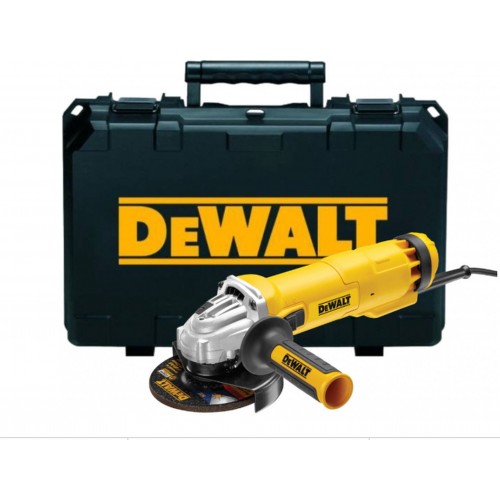 DeWALT DWE4237K Úhlová bruska (125mm/1400W) v kufru DeWALT DWE4237K Úhlová bruska (125mm/1400W) v kufru