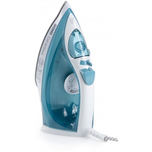 DOMO CeraGliss Napařovací žehlička, keramická 2400W DO1153S DOMO CeraGliss Napařovací žehlička, keramická 2400W DO1153S