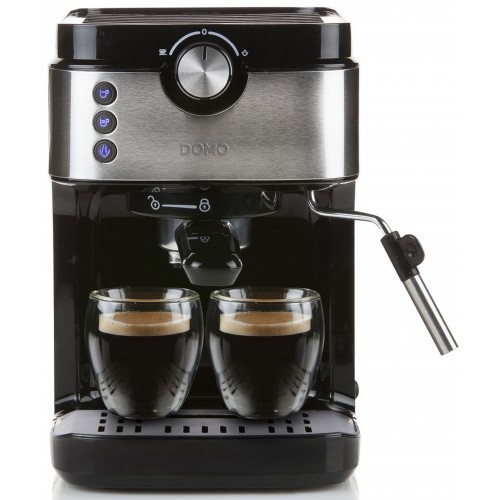 DOMO Espresso kávovar pákový 1450 W, černý DO711K DOMO Espresso kávovar pákový 1450 W, černý DO711K