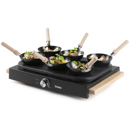 DOMO Elektrický lívanečník a WOK - 2v1, 1000W DO8719W DOMO Elektrický lívanečník a WOK - 2v1, 1000W DO8719W