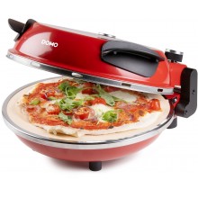 DOMO Pizza pec na čerstvou pizzu, červená ( 1200 W/ 32 cm) DO9284PZ