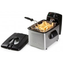 DOMO elektrická fritéza nerezová (3L /2200W) DO464FR