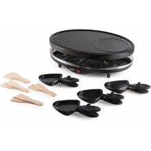 DOMO Raclette gril pro 8 osob, 1200W, pečící plochou (420 x 295 mm) DO9038G