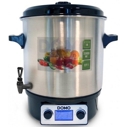 DOMO DO42325PC Zavařovací hrnec nerezový s LCD ( 27 l/ 2000W ) DOMO DO42325PC Zavařovací hrnec nerezový s LCD ( 27 l/ 2000W )