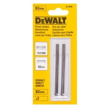 DeWALT DT3906 Hoblíkové tvrdokovové otočné nože 82 mm - 2ks (TCT/HM)