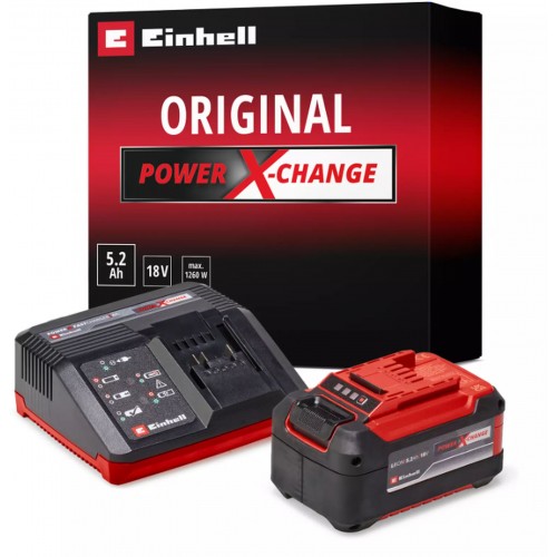 Einhell PXC Startovací sada (5,2Ah/4A) Fastcharger 4512114 Einhell PXC Startovací sada (5,2Ah/4A) Fastcharger 4512114