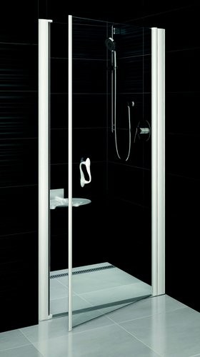 RAVAK Elegance Sprchové dveře ESD1-90 L white Transparent 0EL70100Z1
