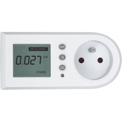 EXTOL LIGHT měřič spotřeby el. energie - wattmetr, kW, kWh, CO2 43900 EXTOL LIGHT měřič spotřeby el. energie - wattmetr, kW, kWh, CO2 43900