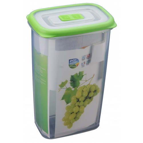 EXCELLENT Dóza plastová 1,8 l, transparentní/zelená KO-030000100 EXCELLENT Dóza plastová 1,8 l, transparentní/zelená KO-030000100