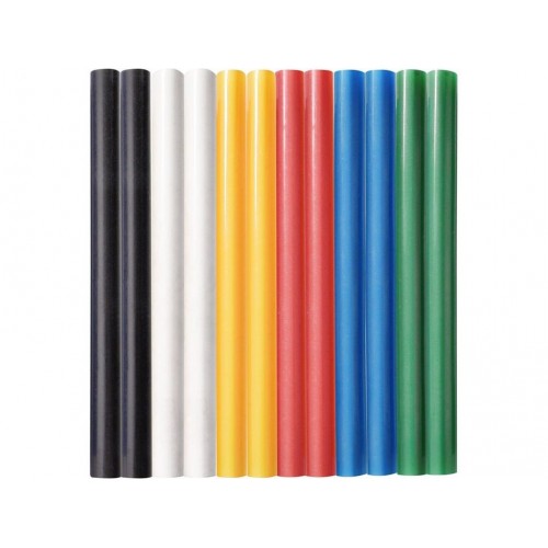 EXTOL CRAFT tyčinky tavné 7,2x100mm 12ks mix barev 9908 EXTOL CRAFT tyčinky tavné 7,2x100mm 12ks mix barev 9908