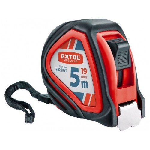 EXTOL PREMIUM metr svinovací 5m šířka pásku 19mm 8821025 EXTOL PREMIUM metr svinovací 5m šířka pásku 19mm 8821025