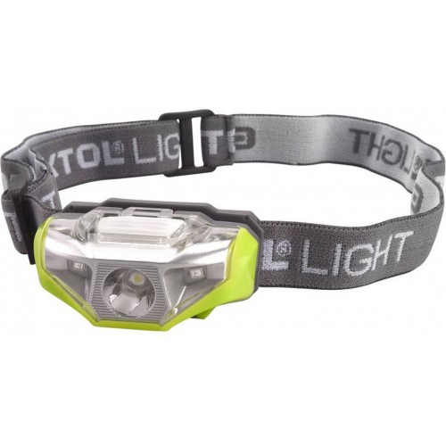 EXTOL LIGHT čelovka 40lm, 1W + 2 červené L 43103 EXTOL LIGHT čelovka 40lm, 1W + 2 červené L 43103