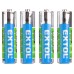 EXTOL ENERGY baterie zink-chloridové, 4ks, 1,5V AA (LR6) 42001