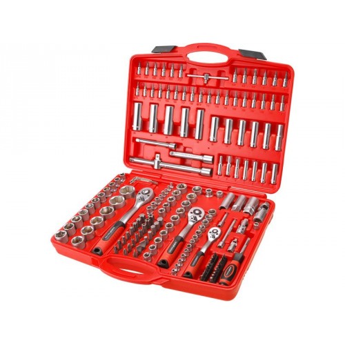 EXTOL PREMIUM klíče nástrčné 1/4", 3/8" a 1/2", sada 172ks 8818345 EXTOL PREMIUM klíče nástrčné 1/4", 3/8" a 1/2", sada 172ks 8818345