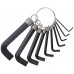 EXTOL CRAFT L-klíče IMBUS, sada 10ks, 2-14mm 6612