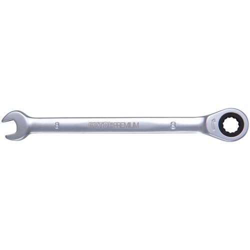 EXTOL PREMIUM klíč ráčnový očkoplochý, 72 zubů, 8mm 8816108 EXTOL PREMIUM klíč ráčnový očkoplochý, 72 zubů, 8mm 8816108